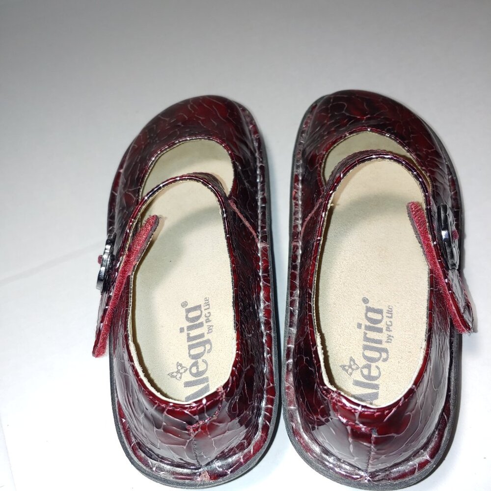 Alegria Paloma Mary Jane Comfort Shoes Red Wine Color Size 6 - Picture 3 of 8